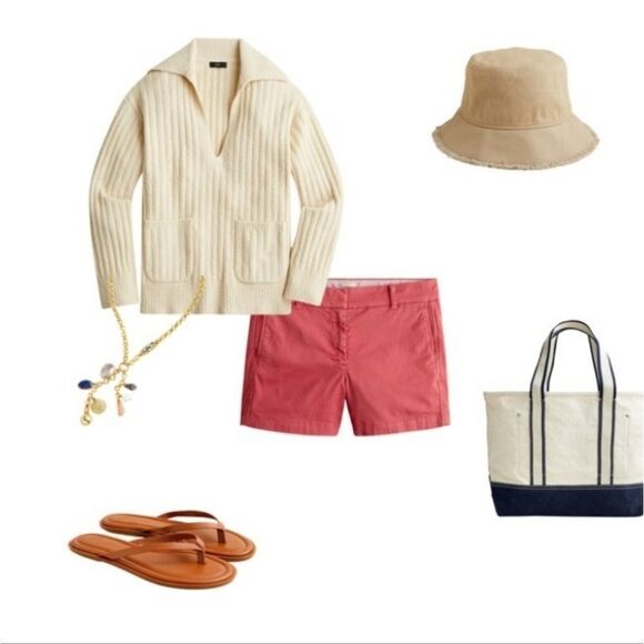 J.Crew Light Pink Chino 5" Shorts - Picture 9 of 16